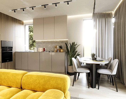 Obraz wizualizacji apartamentu
