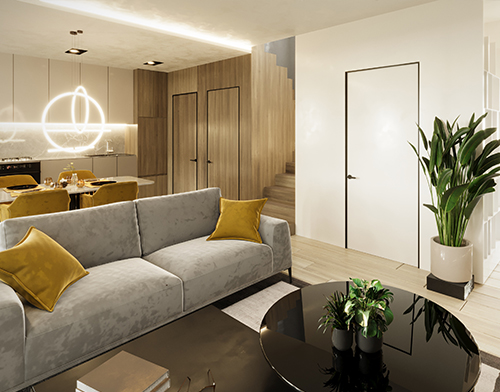 Obraz wizualizacji apartamentu